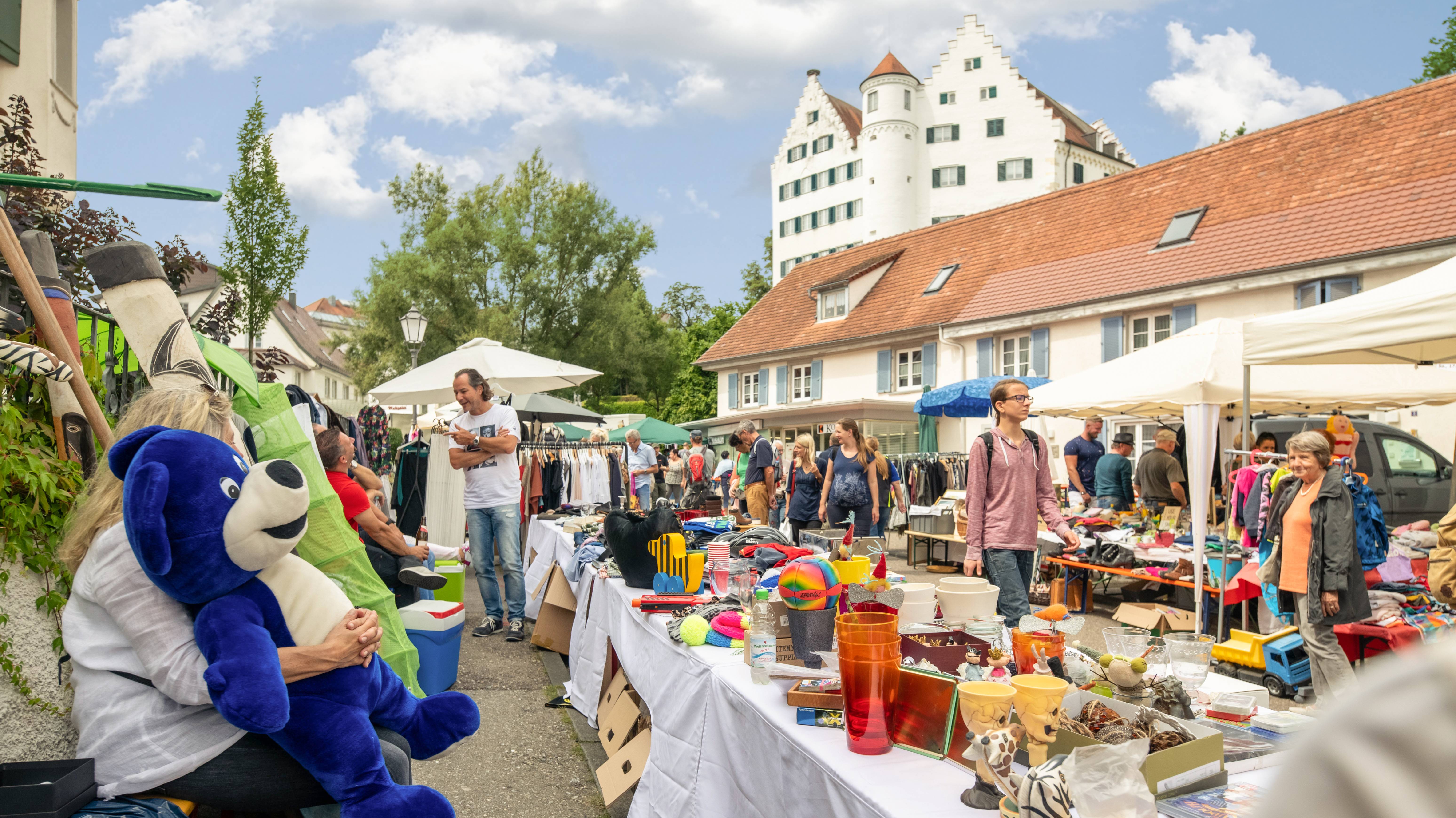 Flohmarkt beim Schloss- und Kinderfest