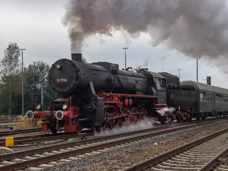 Historische Dampflok beim Bahnhofsfest 2019_Foto Claudia Buchmüller