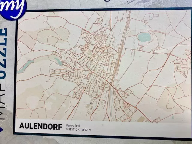 Bild zu Puzzle von Aulendorf in google-Map