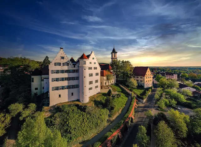 Schloss Aulendorf mit Blick auf den Burgteil